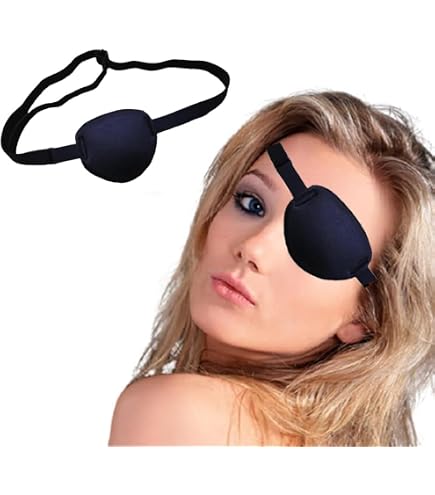 Amazon.com: Xianglangsuccess Monocular Black Eye Patch, Washable